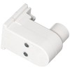 Leviton 13464-W Fluorescent Lampholder, Pedestal Base With 20GA Side Grooves