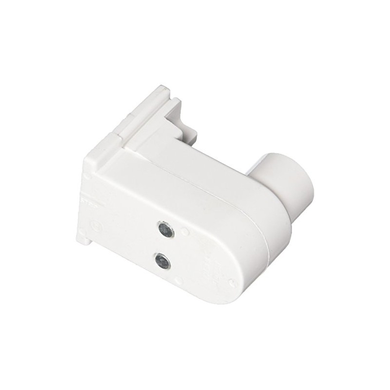 Leviton 13464-W Fluorescent Lampholder, Pedestal Base With 20GA Side Grooves