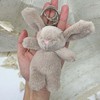 ADORNEST Cute Bunny Plush Keychain for Woman Cute Stuff,Mini Rabbit