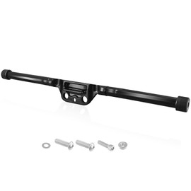 Harvards Chrome Black Engine Guard Front Crash Bar Protector Flat-Out Compatible with 18-25 Softail Low Rider Breakout Fatboy Models