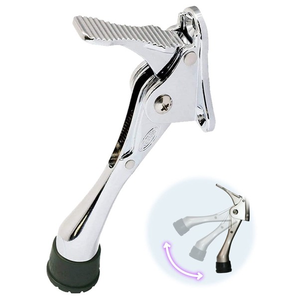 One Touch Kickdown Door Stopper, Door Holder, Heavy Duty Door