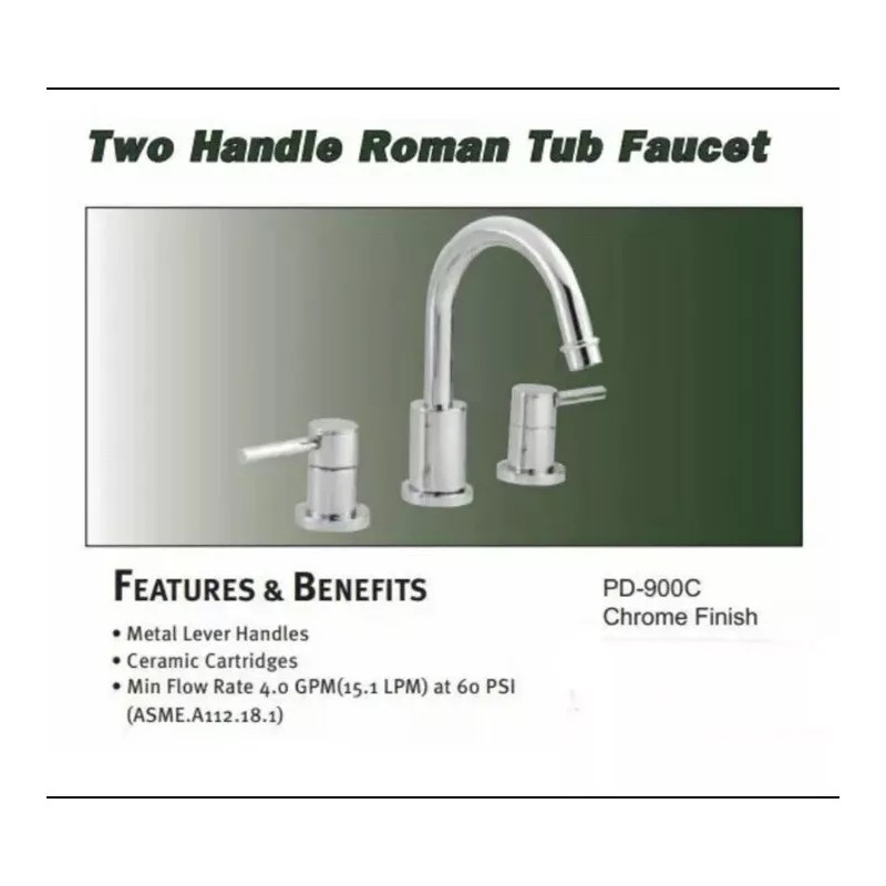 Matco Tools Brand New Matco Norca Two Handle Roman Tub