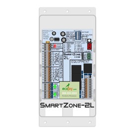SmartZone-2L: 2 Zone Controller KIT w/Temperature Sensor - Replace Honewell, ewc, zonefirst hvac zone control panels