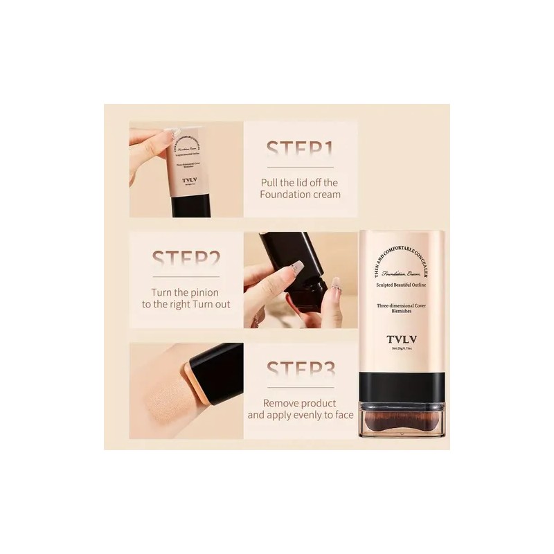 Base De Maquillaje Belleza Corrector Para Ojeras 2 En 1