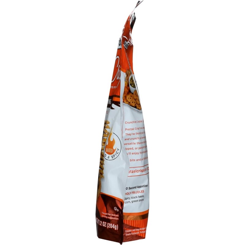 Pretzel Crisps Snack Factory Buffalo Wing Pretzel Crisps - 7.2