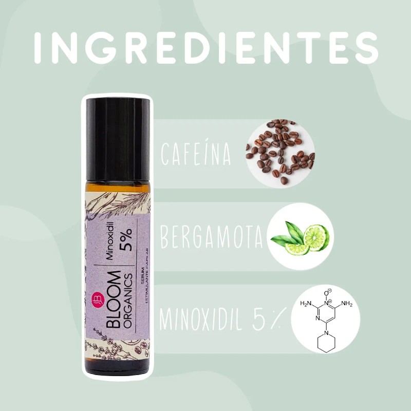 Suero Para Pestañas Y Cejas Bloom Organics Kit Roll On