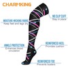 CHARMKING 3 Pairs Thigh High Compression Socks for Women and