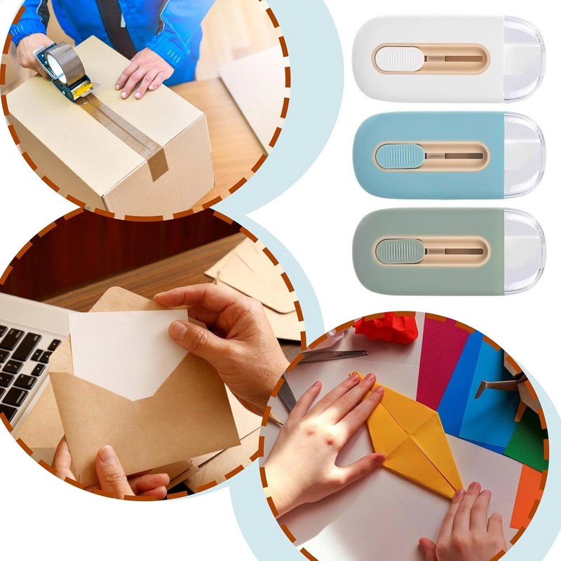 Refoiner Corrugated Cardboard Cutter, Mini Envelope Cutter, Letter Opener, Box