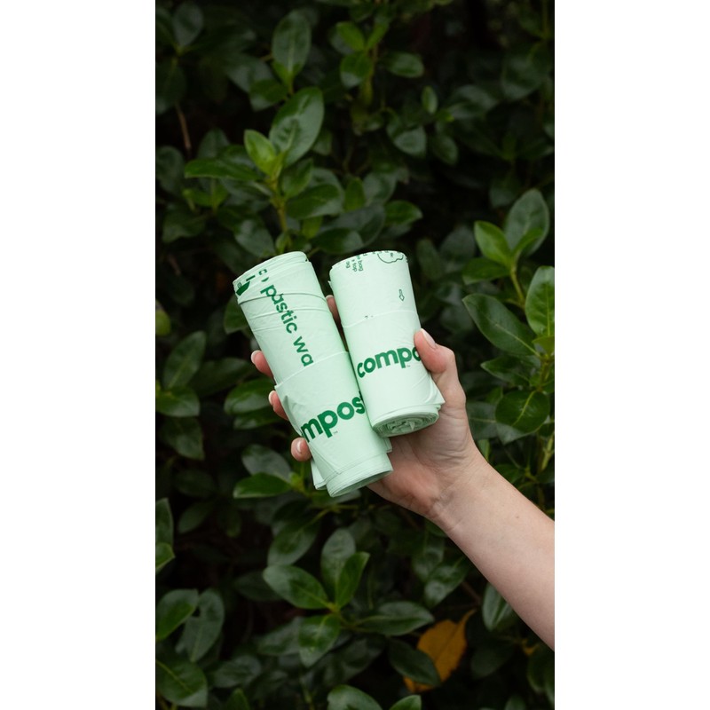 Compostic Compostable Trash Bags - 3 Gallon - 100 Pack