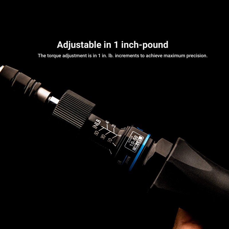 Capri Tools CP21075 Certified Limiting Torque Screwdriver Set, Small, Black