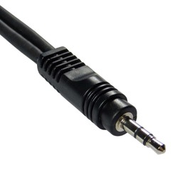 keepdrum YC003 Splitter Cable Y-Adapter Mini Jack Stereo 2x Female 3.5 mm - 1x 3.5 mm Male