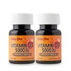 (Daily One) Vitamin D3 5000IU 15.45g 100 capsules x 2 bottles for 200 days / (데일리원) 비타민D3 5000IU 15.45g 100캡슐 x 2통 200일분