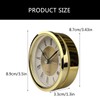 UncleS 3.5inch (89mm) Clock Insert Roman Numeral Round Watch Insert