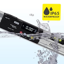 DigiPas DWL680PRO WATERPROOF IP65 Digital Electronic Level, 0.05°, BRIGHT LED display, 24-inch length