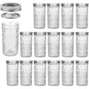 VERONES Mason Jars 12 OZ, Canning Jars Jelly Jars With