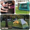 Tent Poles Replacement Compatible with Coleman 2 Person Sundome Camping