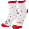 Sheepworld Women's Magic Socks with Motif Print, I give