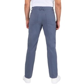 Gerry Men's Tech 5 Pocket Stretch Fabric Comfort Waistband Pant (Blue,34x30)