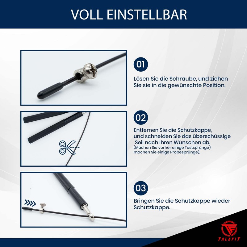 Professional Skipping Rope Crossfit TALAFIT | Adjustable Fitness Skipping Rope