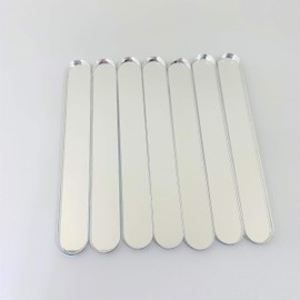 Reusable Acrylic Cakesicle Popsicle Sticks Pack of 50 (Mirror Silver)