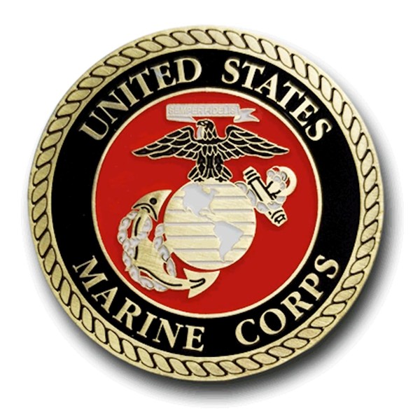 Military Productions VMFA-312 Checkerboard US Marine Corps Challenge Coin