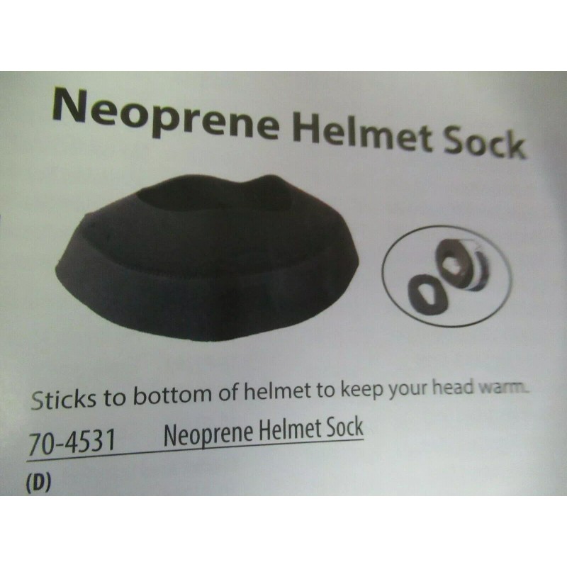 PYTHON NEOPRENE SNOWMOBILE HELMET SOCK KEEPS WIND OUT Skidoo Arctic