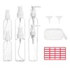 Spray bottles, 2oz./60ml, 2.7oz./80ml, Squeeze bottle 3.4 oz./100ml clear Empty