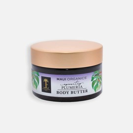 Island Essence Maui Organics Body Butter Upcountry Plumeria 4 Ounce