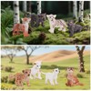 GZXUEHU Set of 12 Forest Animals Frigures Set, Zoo Animal
