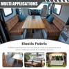 SEANATIVE Wood Grain RV Dinette Cushion Covers Couch Cover 2