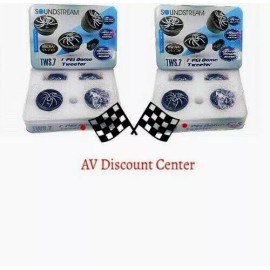 Soundstream 2 PAIRS OF Soundstream TWS.7 1" 110W 4-Ohm Car Audio PEI Dome Tweeters NEW DEALS