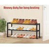 KEETDY Heavy Duty Shoe Rack for Closet Entryway, Stackable Shoe