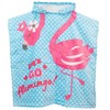 Harry Bear Girls Towel Poncho Flamingo Blue One Size