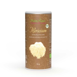 Hericium Erinaceus Mushroom Powder Lionsmane (Organic Raw Vegan) Hedgehog Spiked Beard Lion Mane PomPom Monkey Head Mushroom Mushroom Vital Mushroom Powder Mushroom Powder Mushrooms Dried Raw Organic