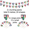 AK Giftshop Six Nations Rugby Flags Decorations Party Pack With