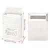 Mail Slot Catcher Bag, Indoor White Mail Catcher Felt Cloth