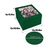 Bakepacker 36pcs 12x12x6 Inches Cake Boxes with Window 18-Packs Deep