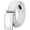 ITIEZY Men's Automatic Belt Designer Leather Belt Buckle Black, 010