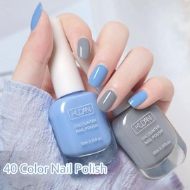 오래 지속되는 수성 매니큐어 퀵 드라이 반영구 패션 바니시 DIY 노베이크 젤 네일 [23] Long-lasting Water-Based Quick-Dry Semi-Permanent Fashion Varnish DIY No Bake Gel Nail [23]