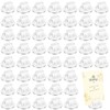 BLMHTWO 50 Pcs Card Stands Acrylic Card Stands Table Sign