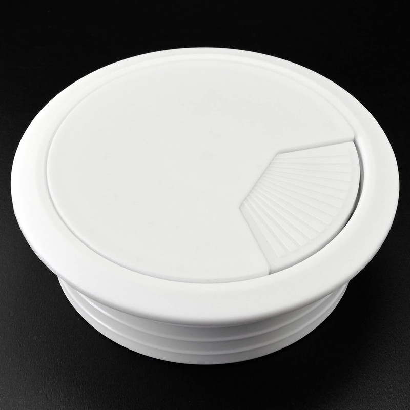 Mprofi MT® 10 x Cable Grommet Desk - White Plastic