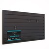 NeatiEase Slatwall Panel Wall Storage Systems, 2 x 4ft Slat