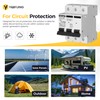 YQBYJING DC Circuit Breaker 10 Amp Solar Panel Disconnect Switch