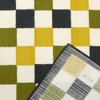Hamamonyo Large Cloth (Furoshiki, 35.4 inches (90 cm), Checkered Komon,