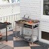 Outdoor Utility Sink 39 Inch, Deep Stainless Steel Sink, Free