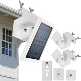 Outdoor Camera Gutter Mount, Universal Camera Mount Compatible with Stick Up Cam/Pro Solar Panel, Spotlight Cam Pro Battery and Stick Up Cam Plus Battery, No-Drill Universal Bracket, 2 Pack