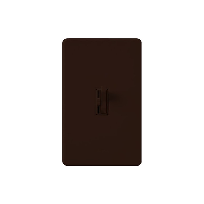 Lutron Toggler Quiet 3-Speed Slide-To-Off Fan Control, 1.5-Amp, Single-Pole/3-Way, AYFSQ-F-BR,