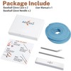 Aeesio Softball Baseball Glove Lace, Mitt Lace Repair Kit Includes