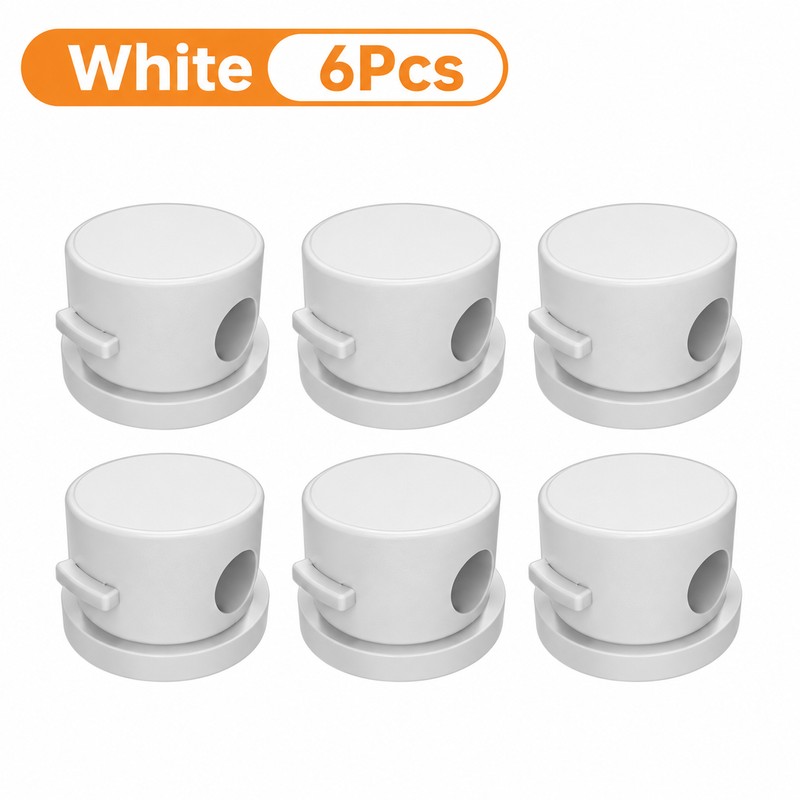 360° Rotatable Magnetic Cable Organizer Desk Cable Clip Cable Holder