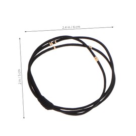 WOONEKY 10pcs Beaded Hair Ties Women Stretchy Hair Bands Elastic Ponytail Bands for Hairstyles Bead Accent